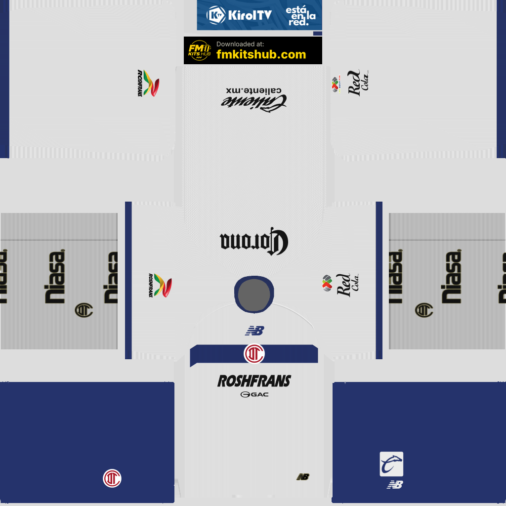 Deportivo Toluca Away 3D kit