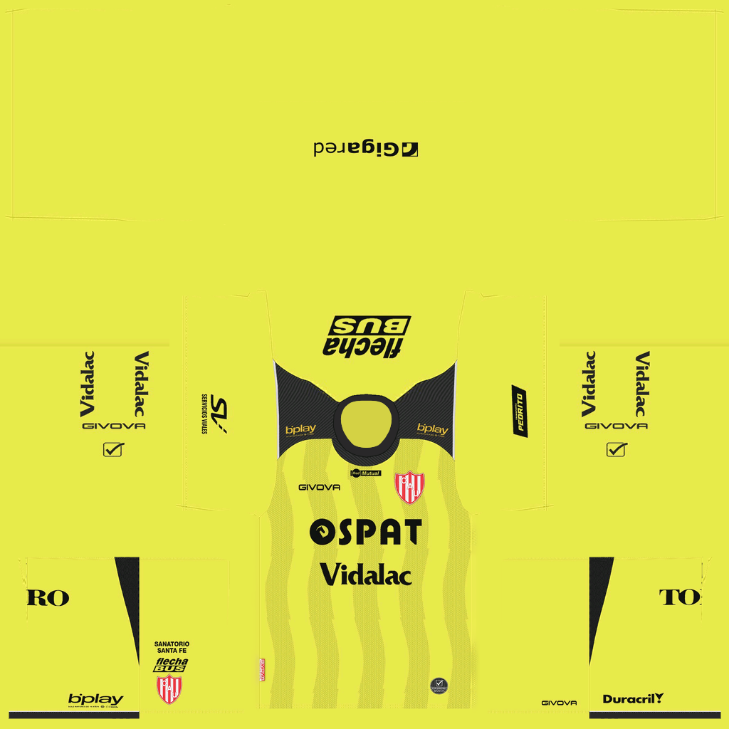 Equipación Tercera Portero del Unión de Santa Fe