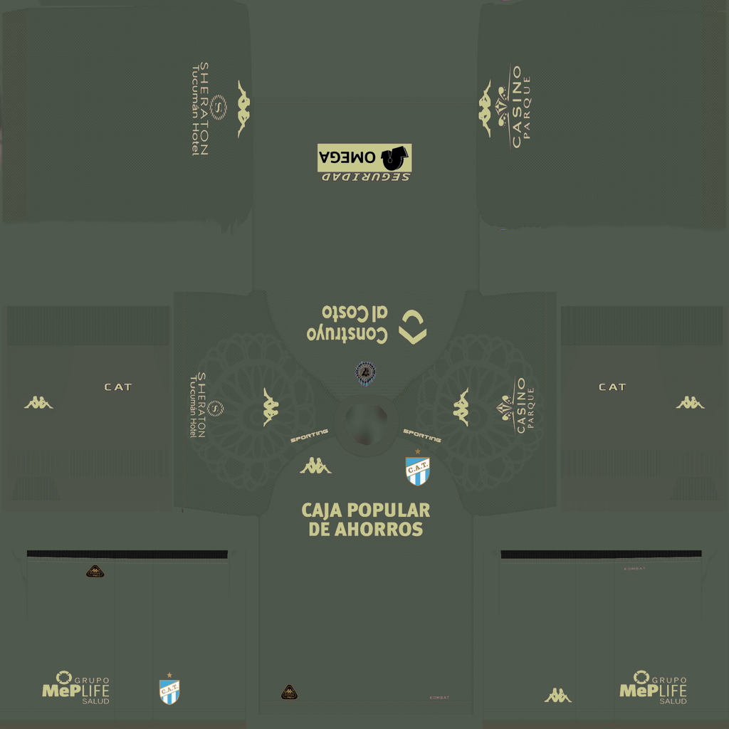 Equipación Local Portero del Atlético Tucumán