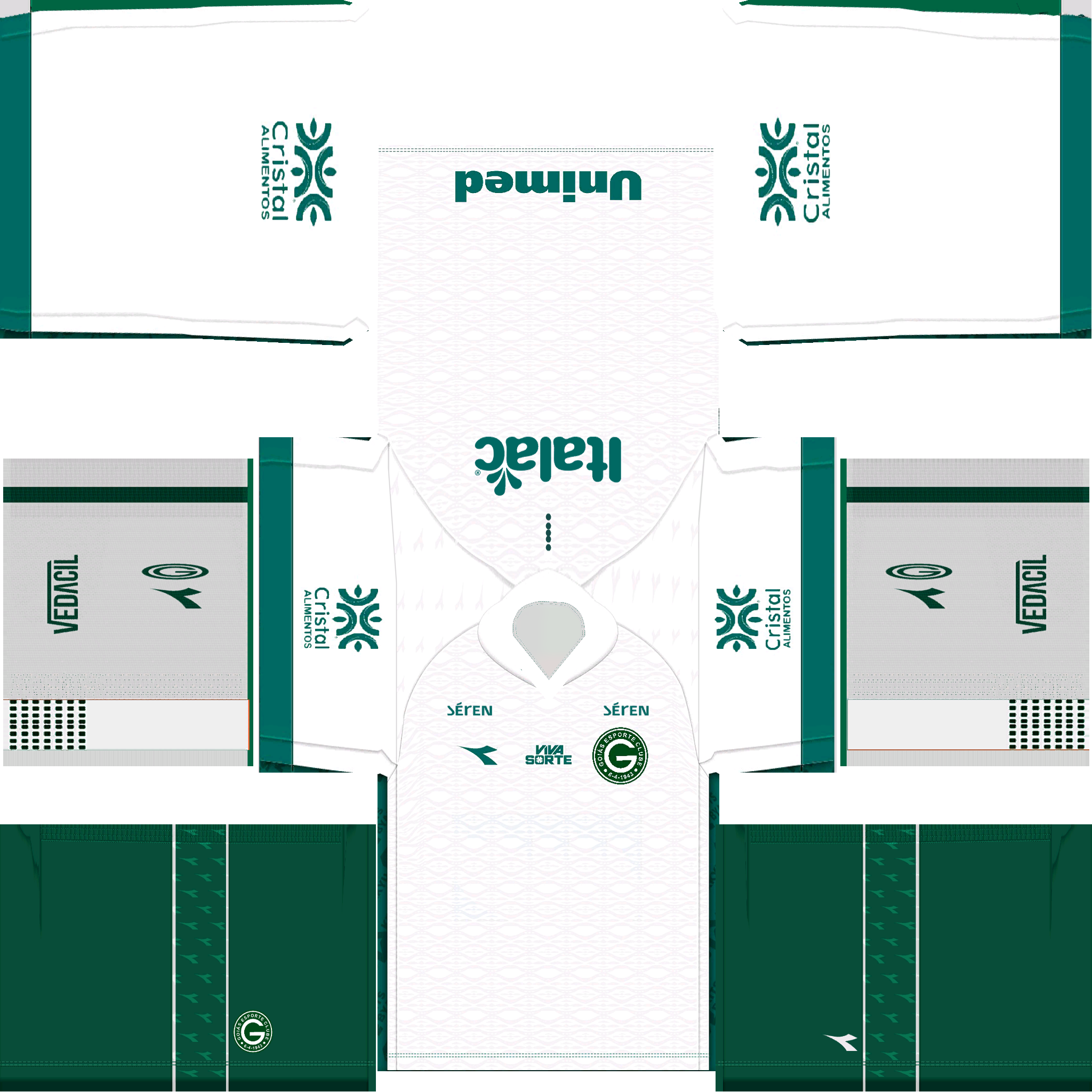 Goiás Away 3D kit