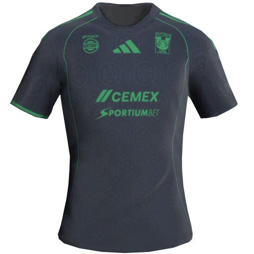 Tigres UANL Third 2D kit