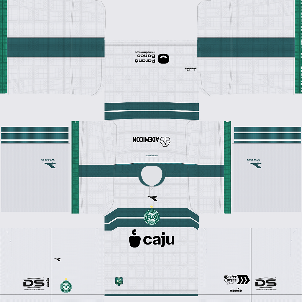 Maillot Domicile 3D Coritiba