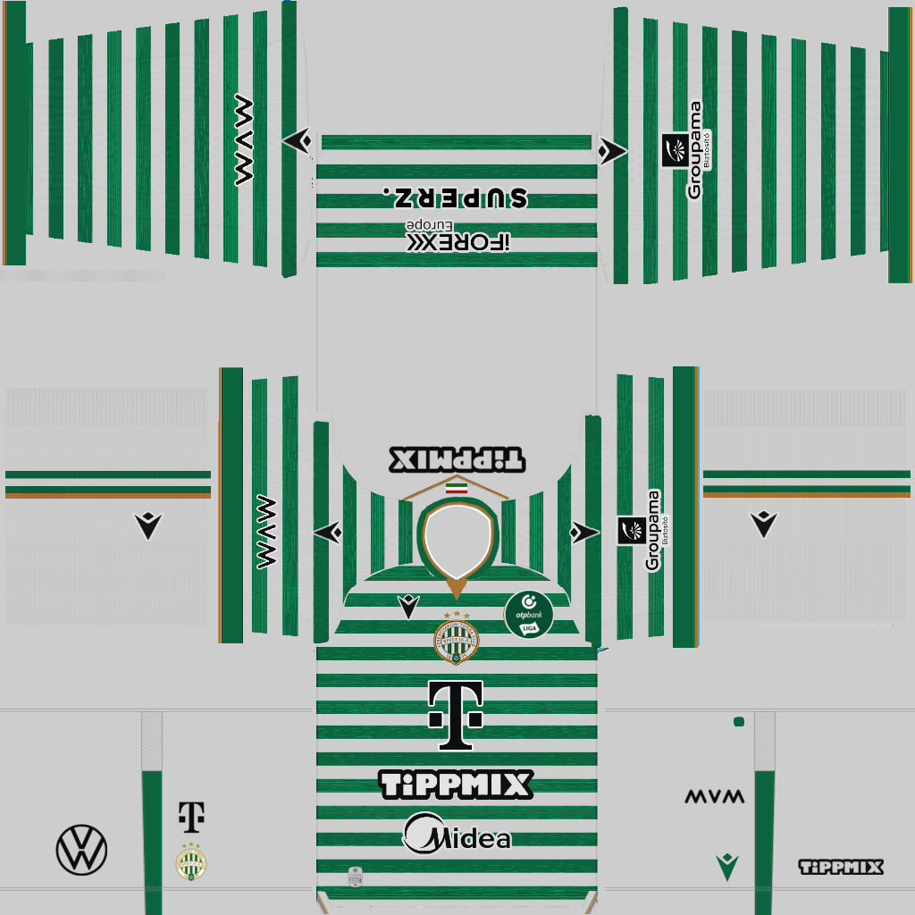 Ferencvárosi TC İç Saha 3D forması