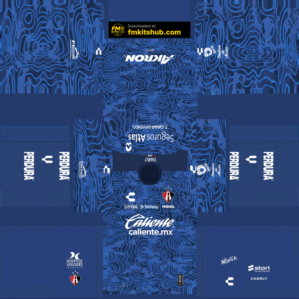 Uniforme Terceiro Goleiro do Atlas Guadalajara