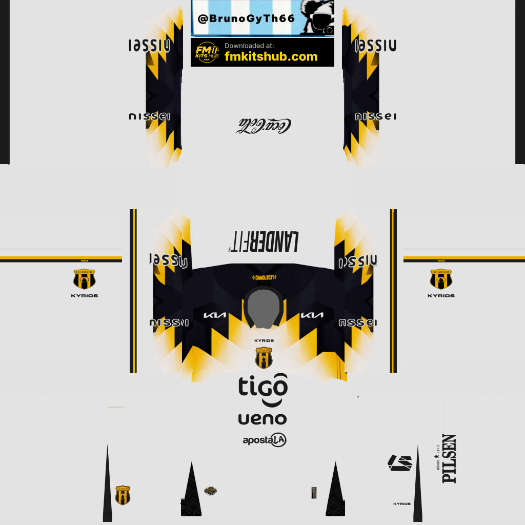Guaraní (PAR) Away 3D kit