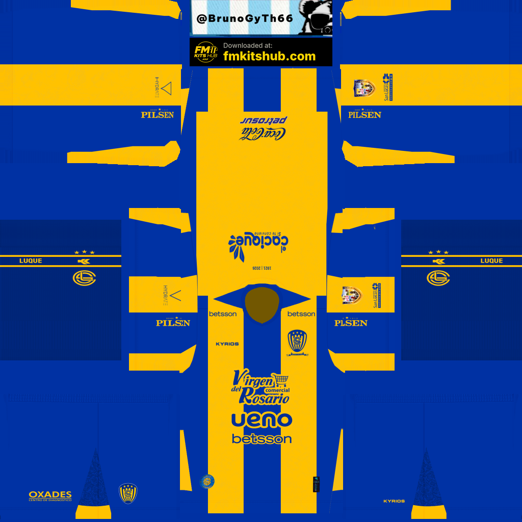 Sportivo Luqueño Home 3D kit
