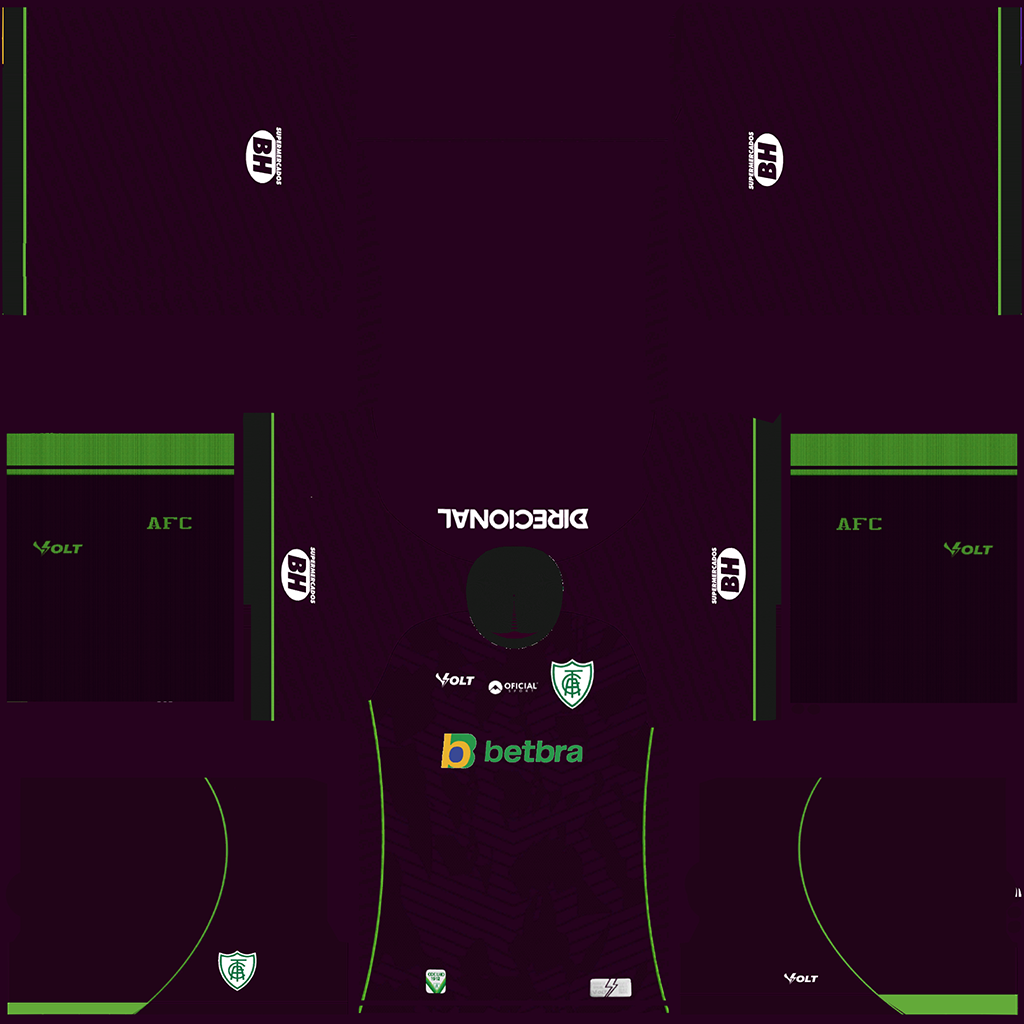 América Mineiro Üçüncü Kaleci forması