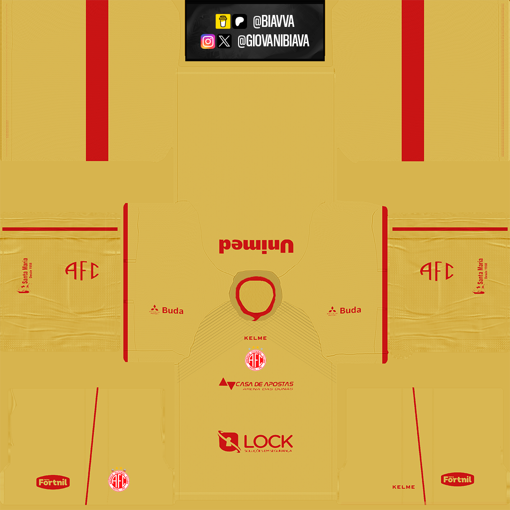 América de Natal Home GK kit