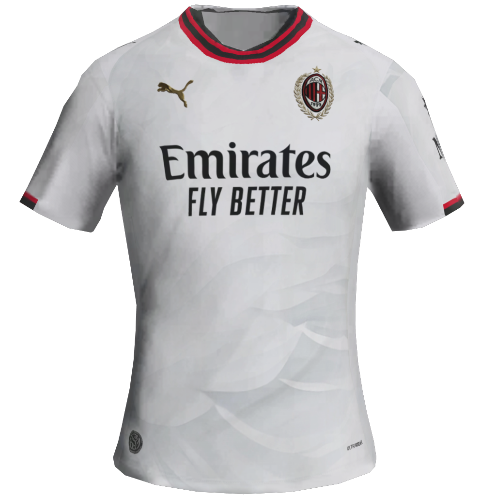 Equipación Visitante 2D del Milan