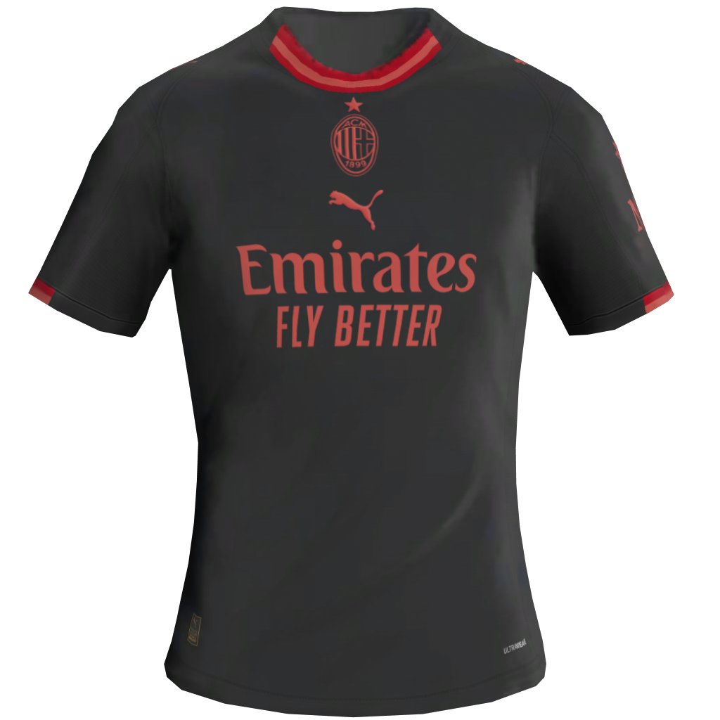 Equipación Tercera 2D del Milan