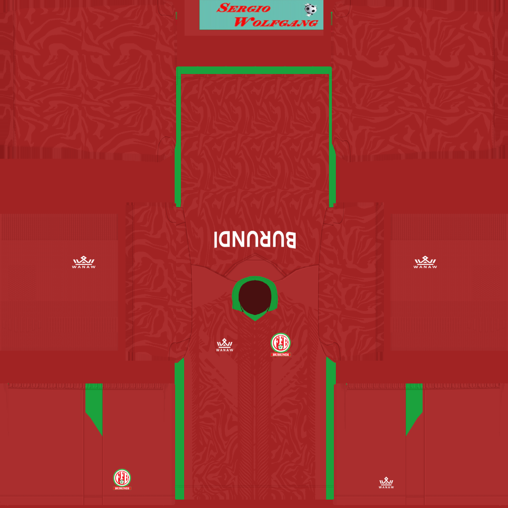 Burundi Away 3D kit