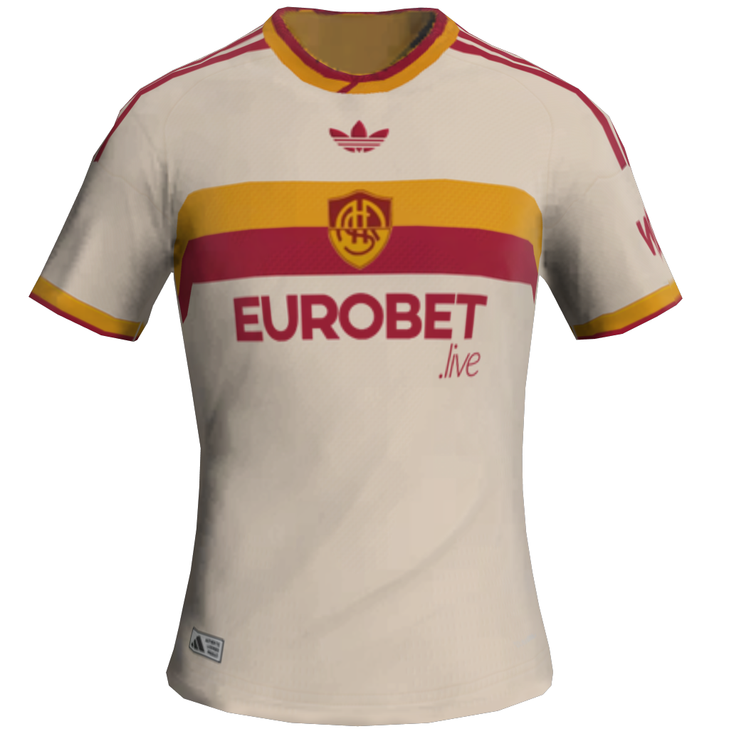 Equipación Visitante 2D del Roma