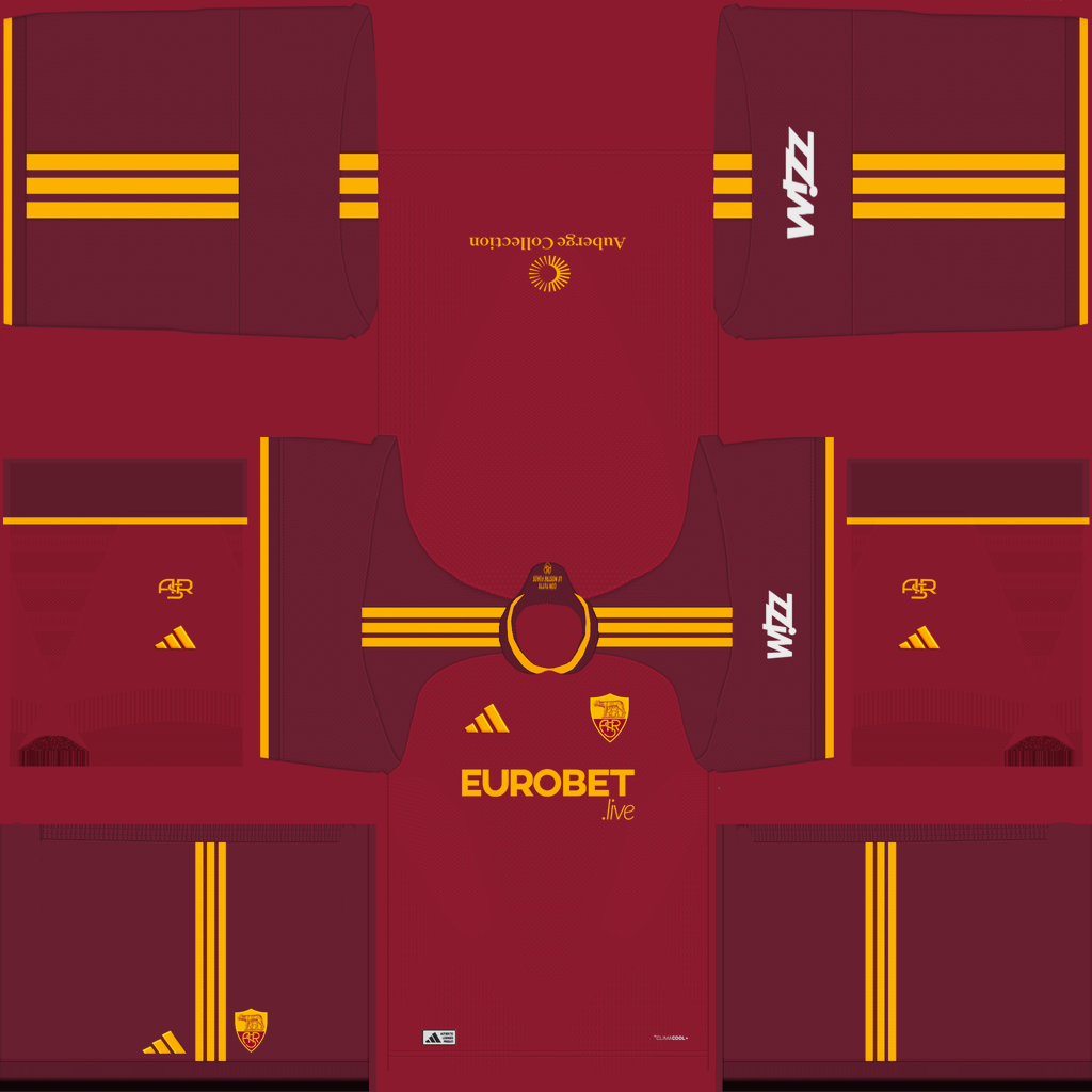 Equipación Local 3D del Roma