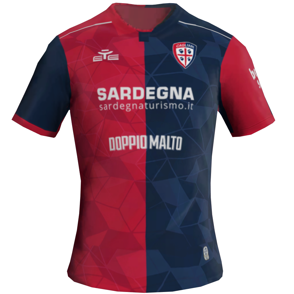 Equipación Local 2D del Cagliari