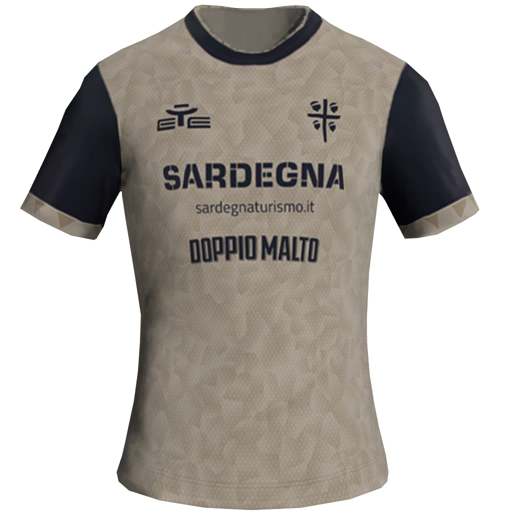 Equipación Tercera 2D del Cagliari