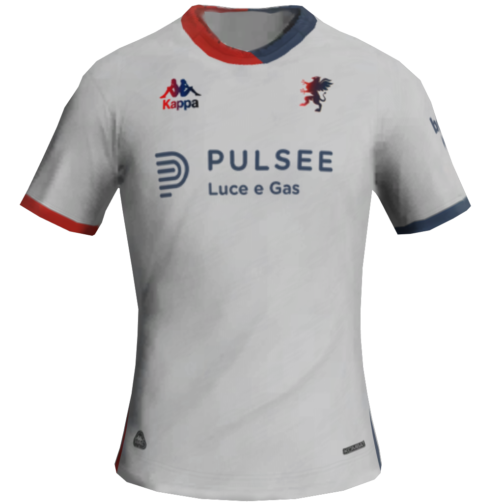 Equipación Visitante 2D del Genoa