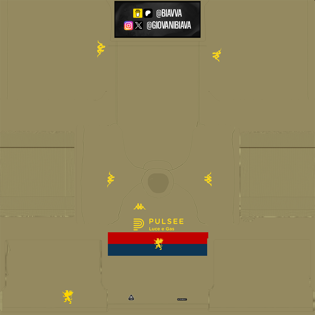 Equipación Local Portero del Genoa