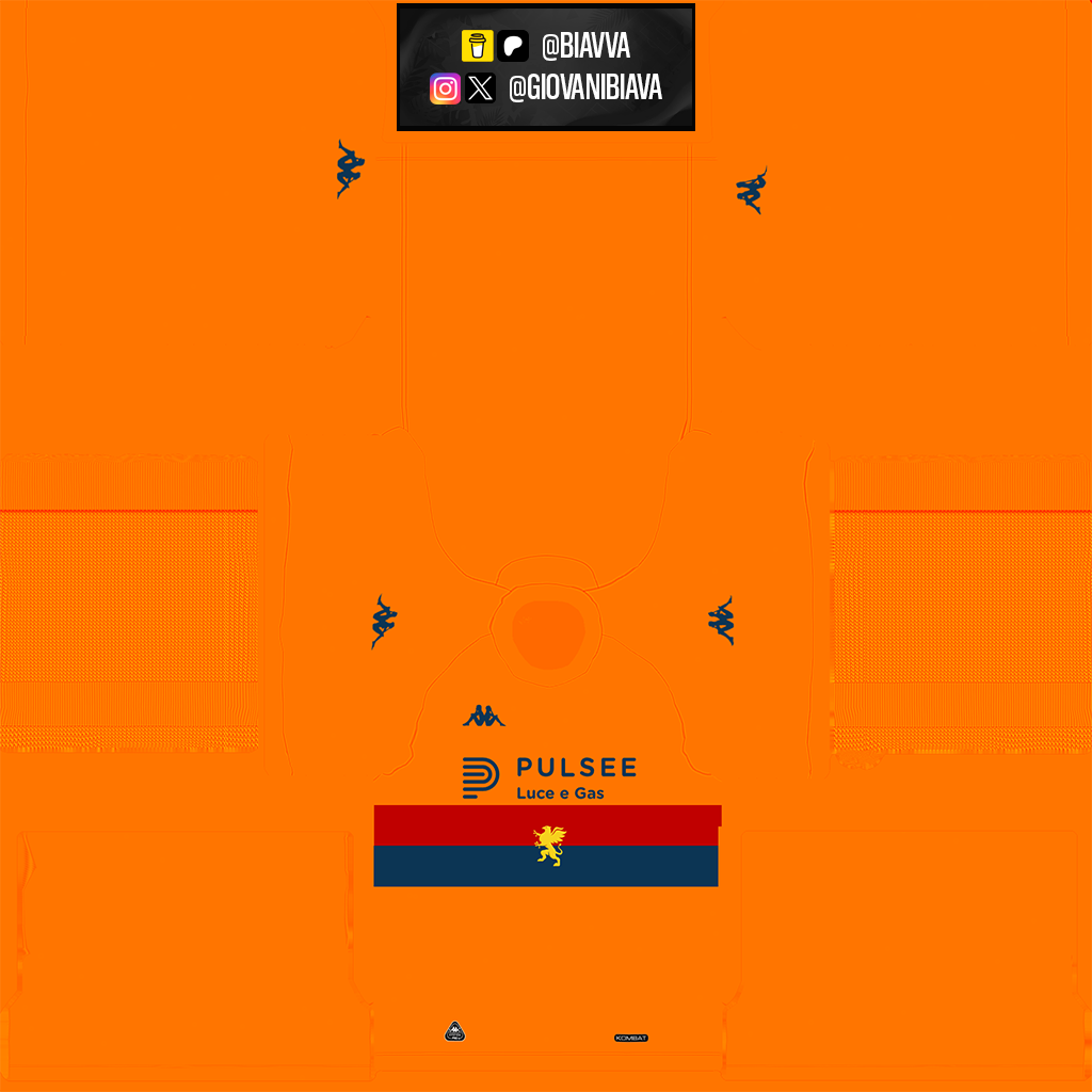 Equipación Tercera Portero del Genoa