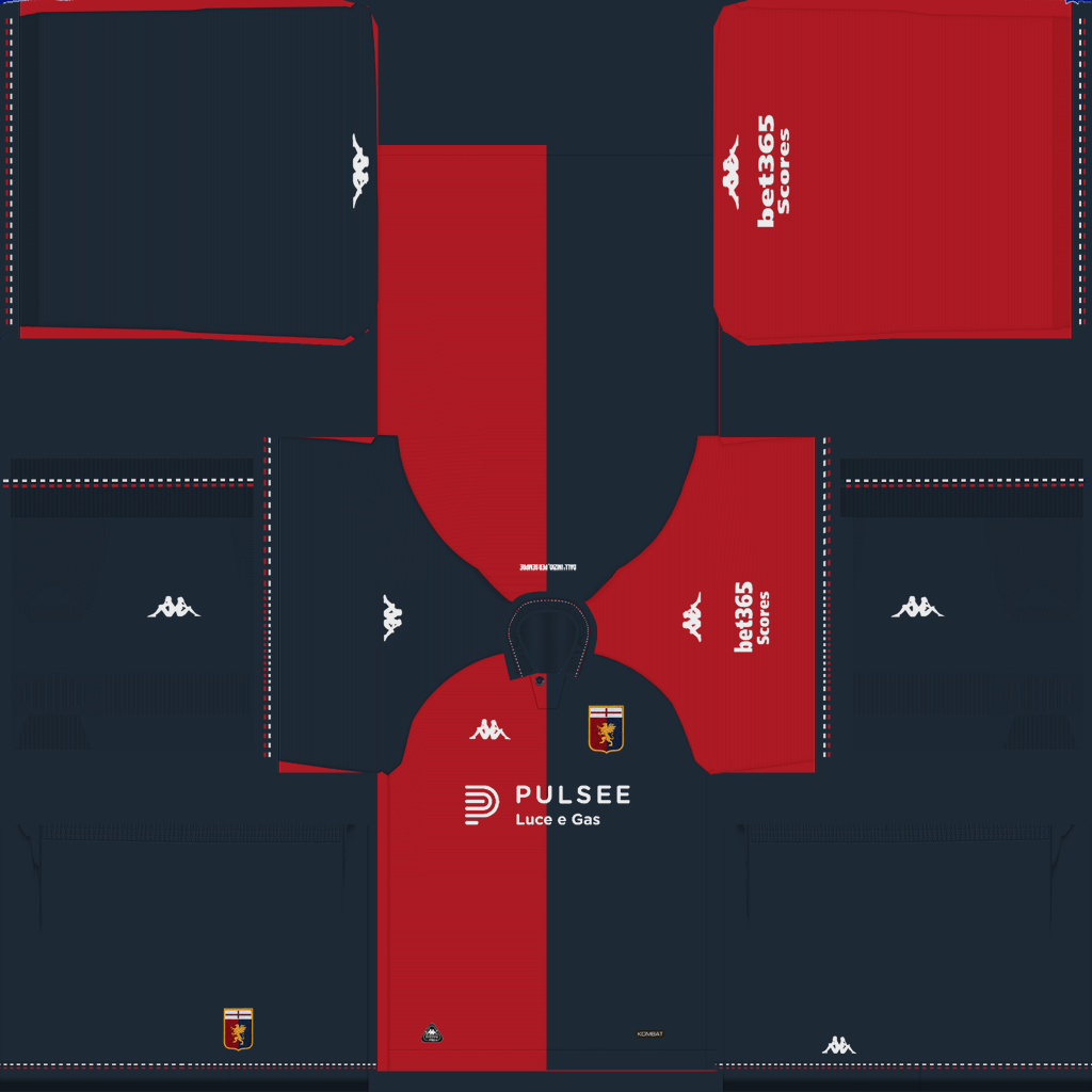 Equipación Local 3D del Genoa