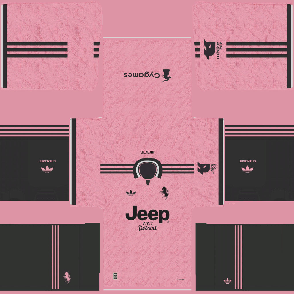 Equipación Visitante 3D del Juventus