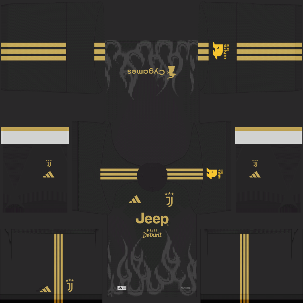 Equipación Tercera 3D del Juventus
