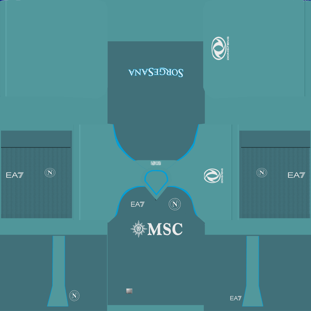 Equipación Visitante Portero del Napoli
