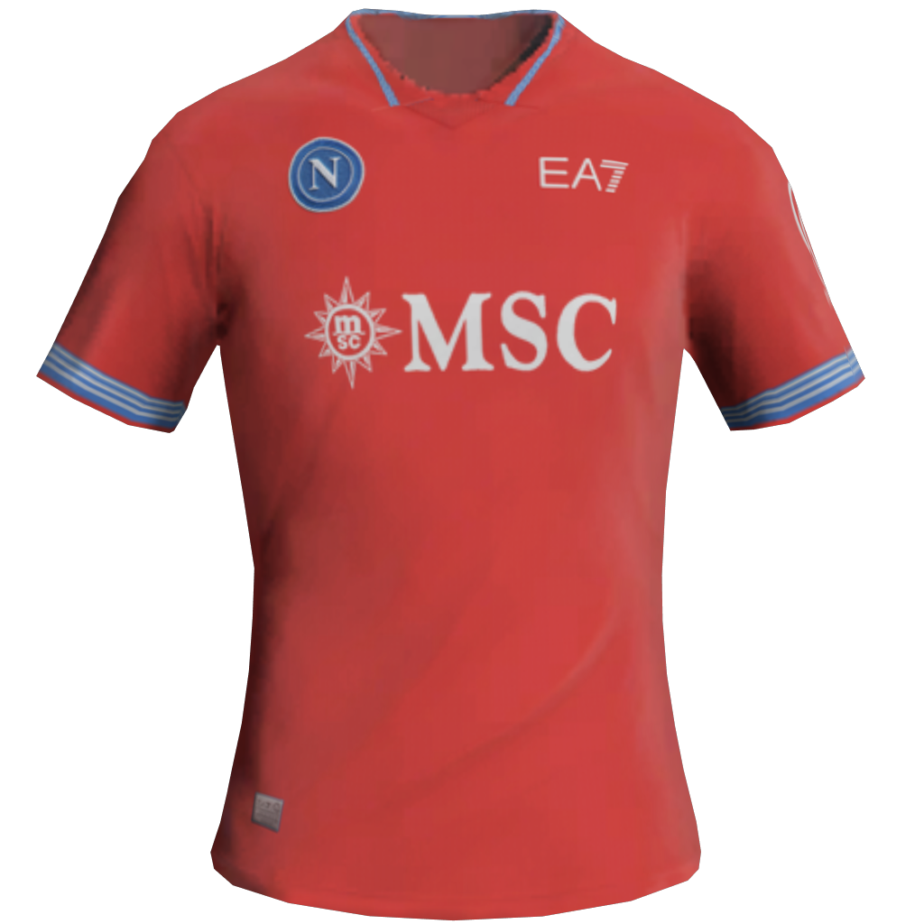 Equipación Tercera 2D del Napoli