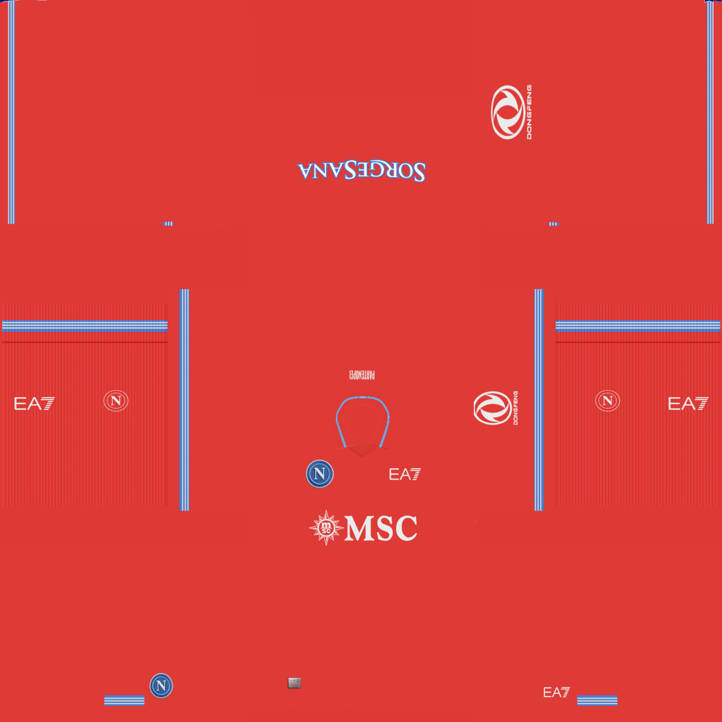 Equipación Tercera 3D del Napoli