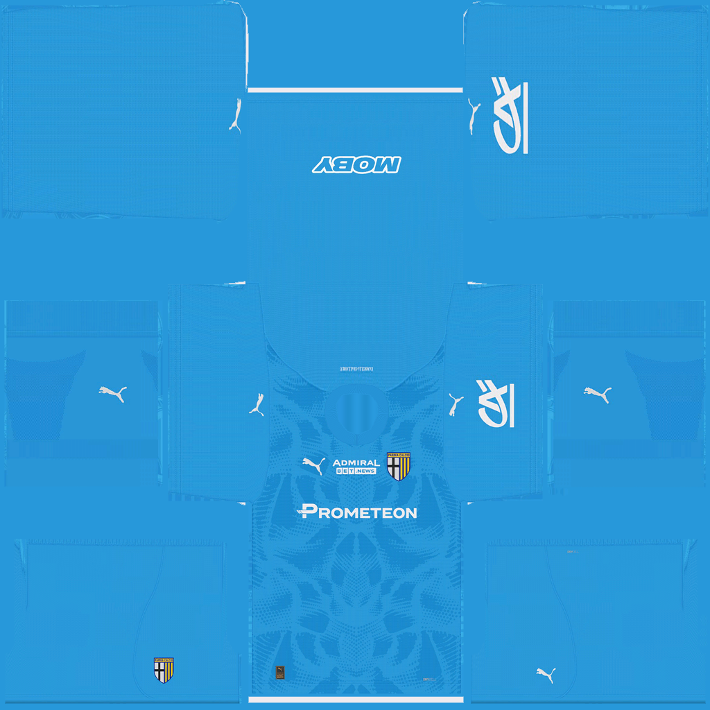 Equipación Tercera Portero del Parma