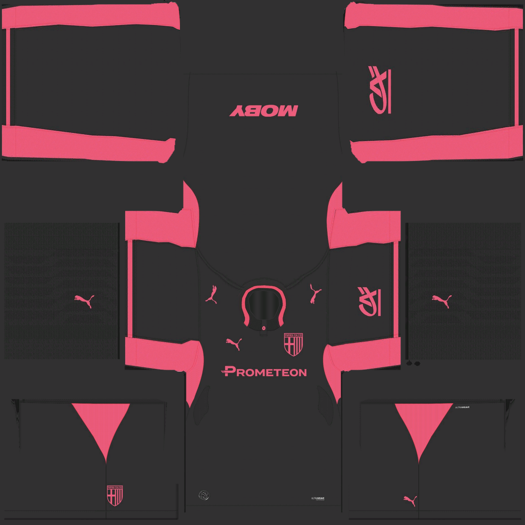 Equipación Tercera 3D del Parma