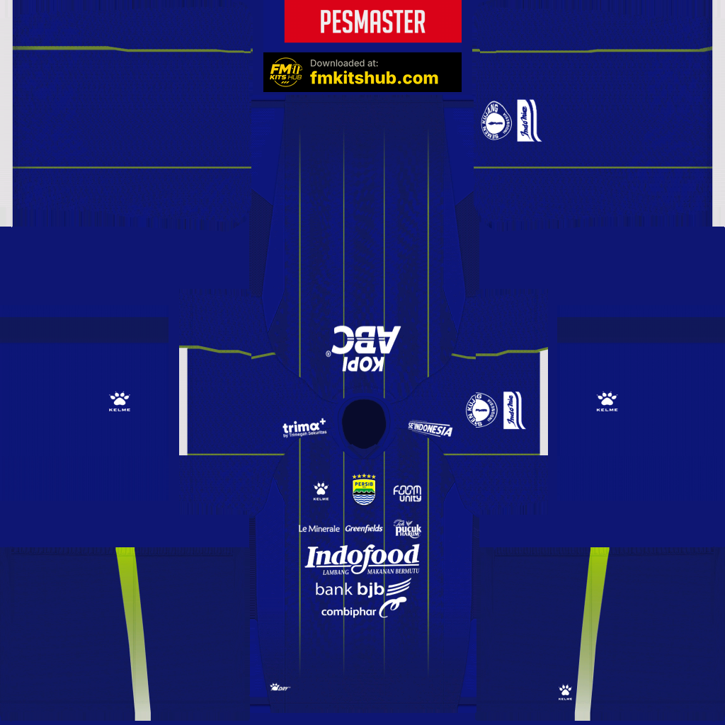 Persib Bandung İç Saha 3D forması