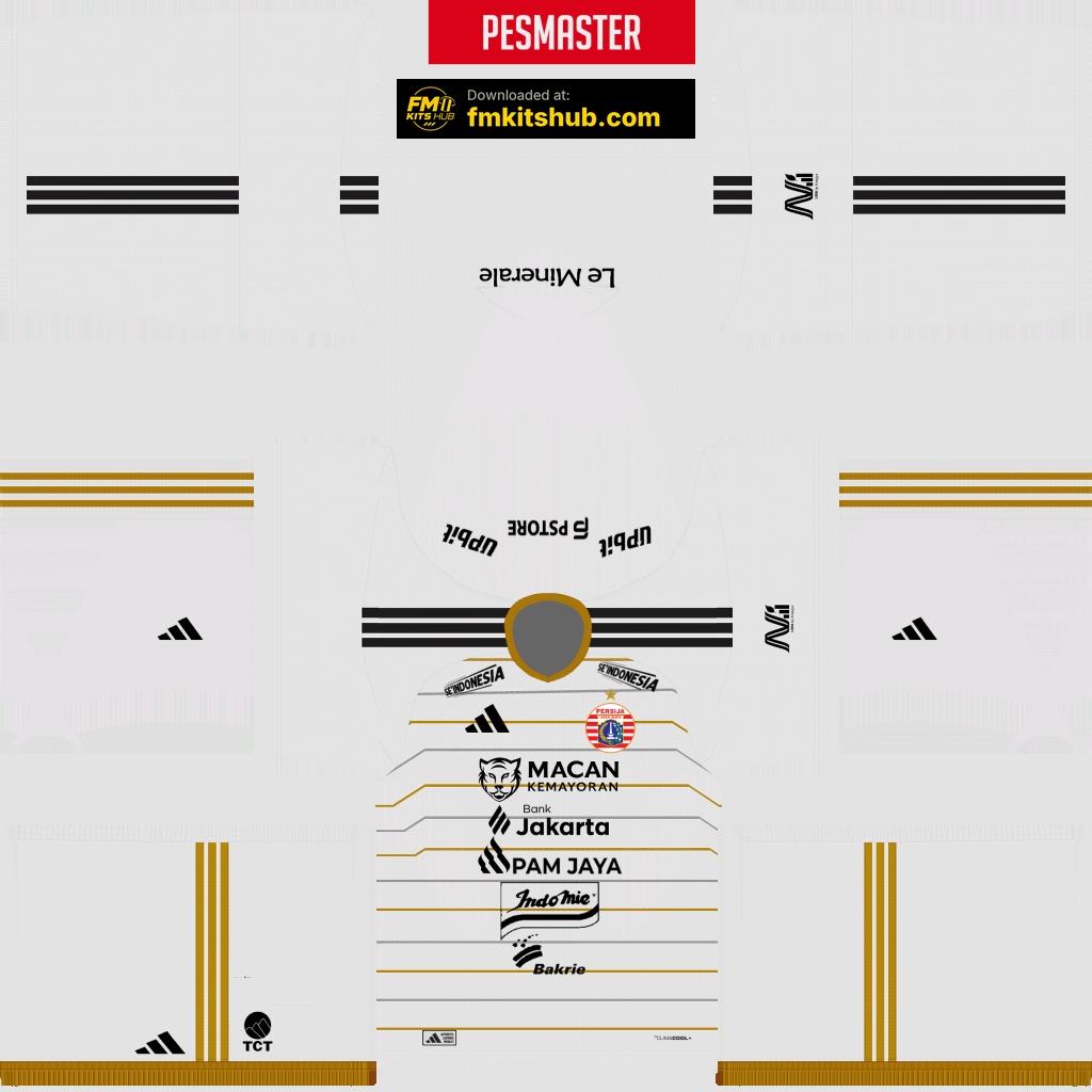 Persija Jakarta Deplasman 3D forması