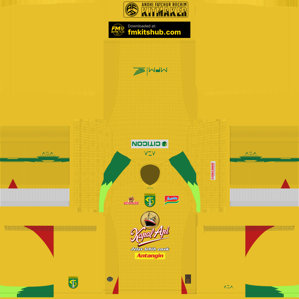 Divisa Trasferta 3D del Persebaya Surabaya