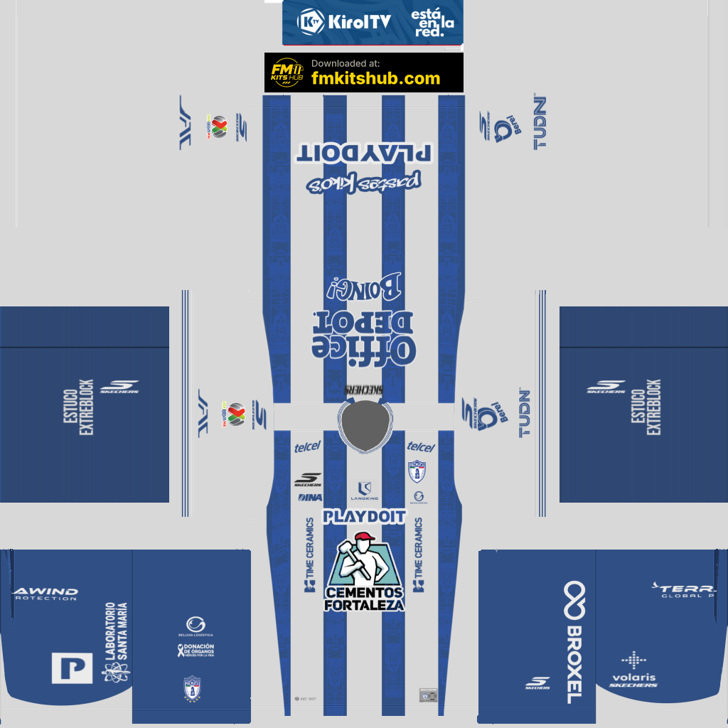 CF Pachuca Home 3D kit