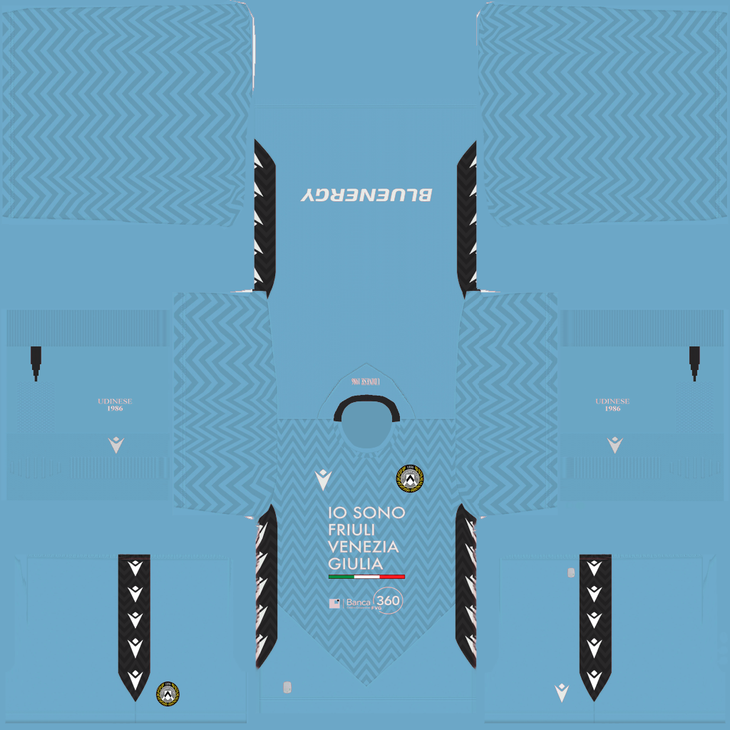 Equipación Tercera Portero del Udinese