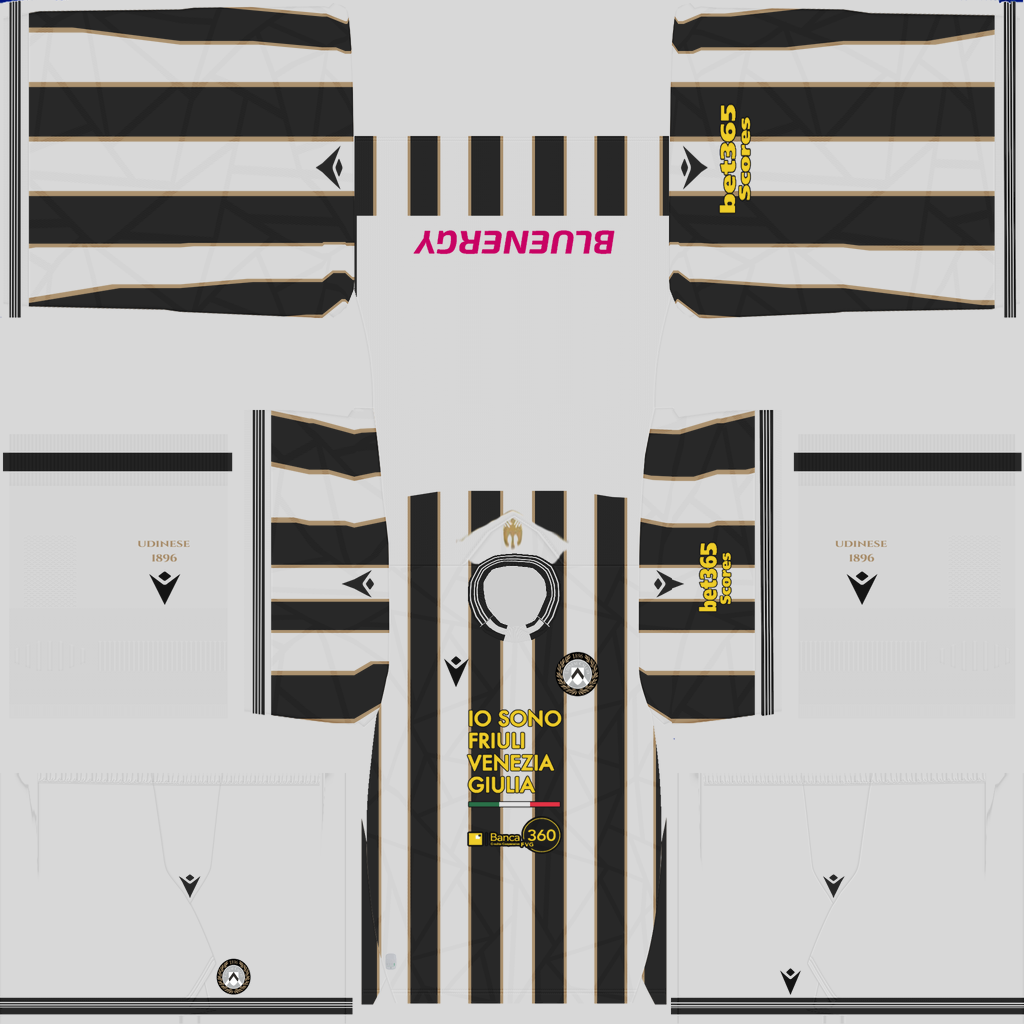 Equipación Local 3D del Udinese