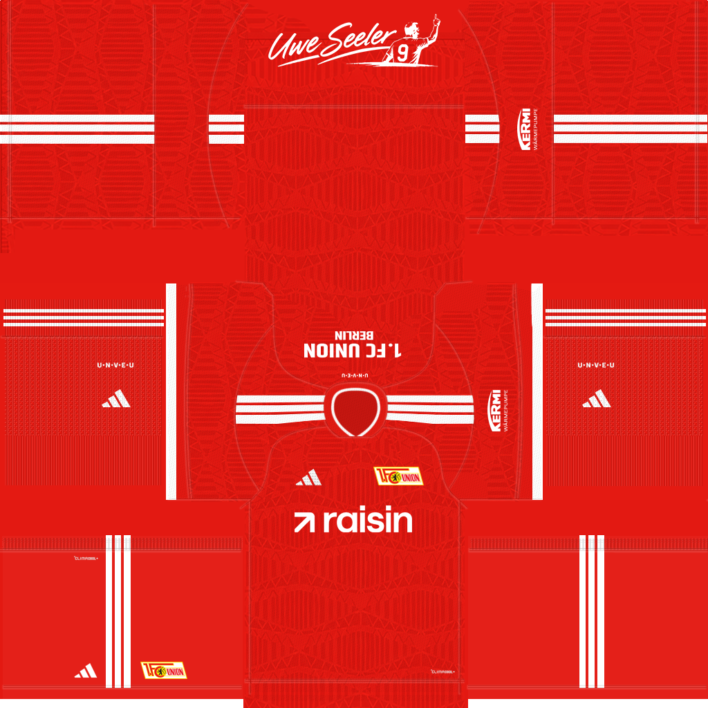 Uniforme Principal 3D do Union Berlin