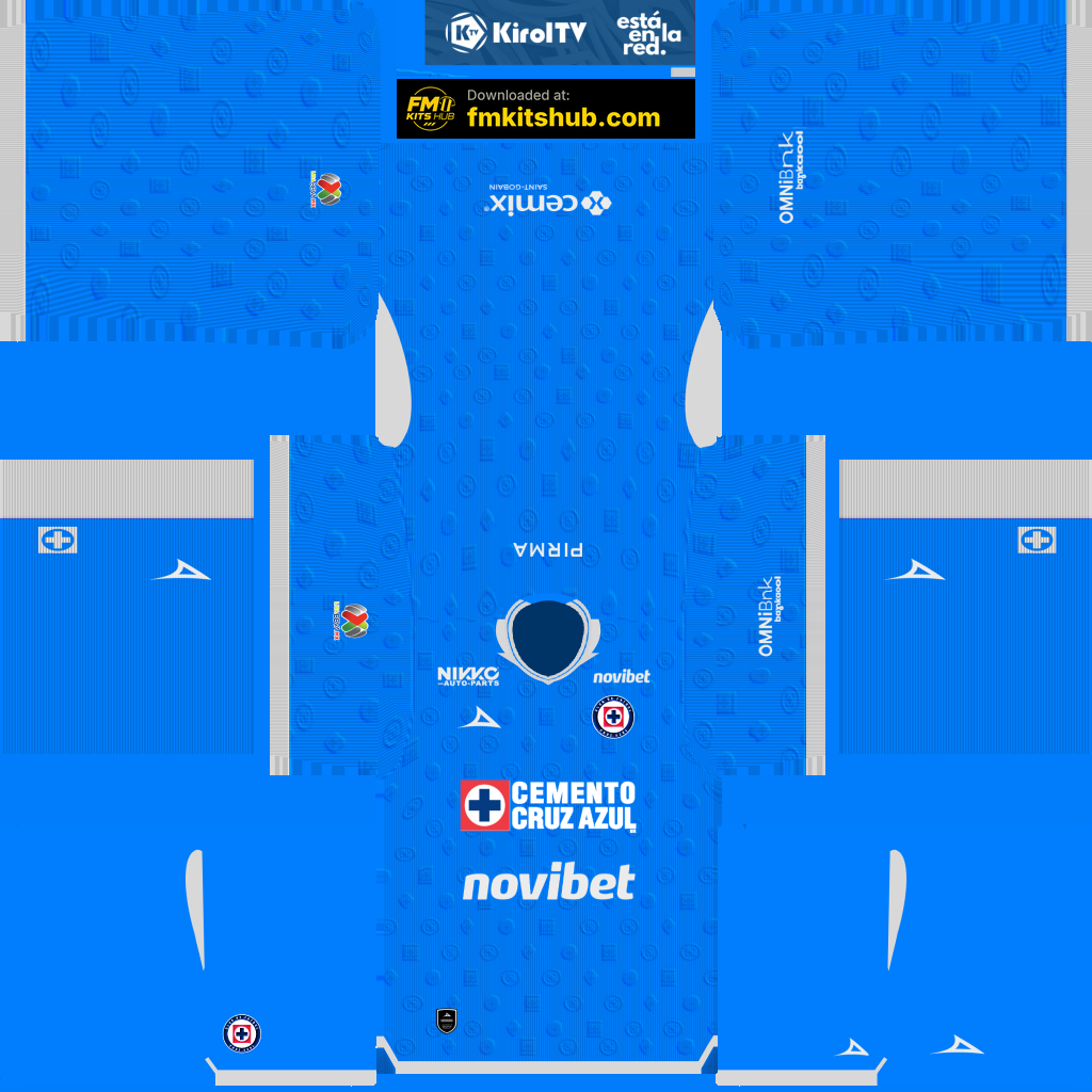 Cruz Azul Home 3D kit