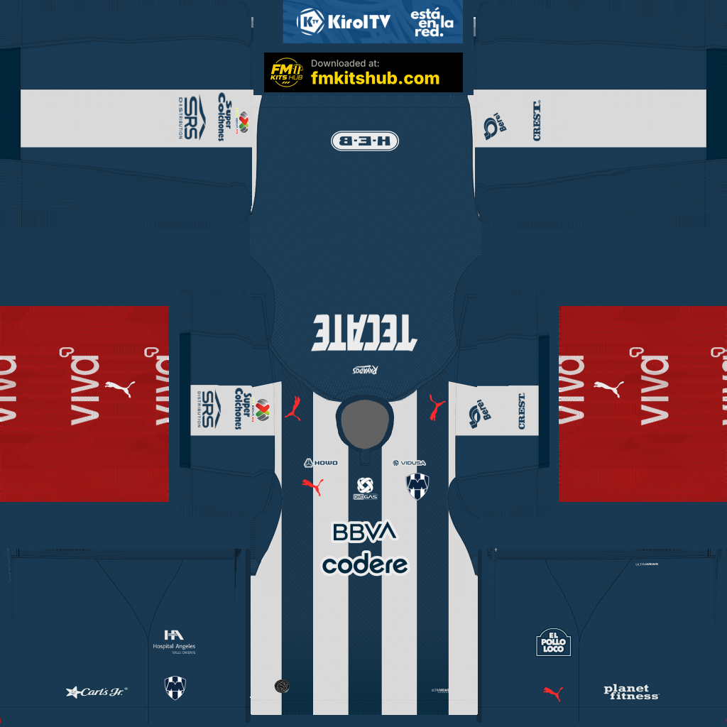 CF Monterrey Home 3D kit
