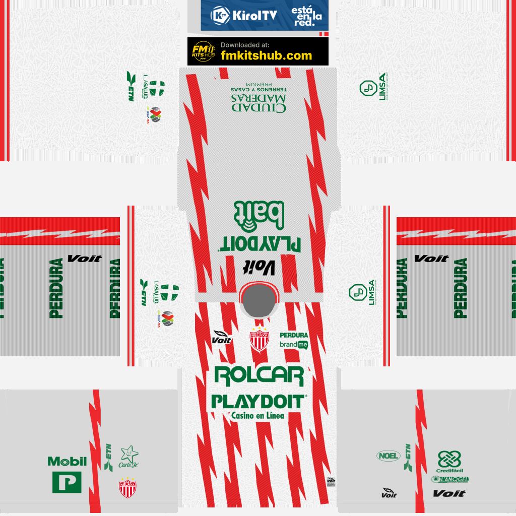 Club Necaxa Home 3D kit