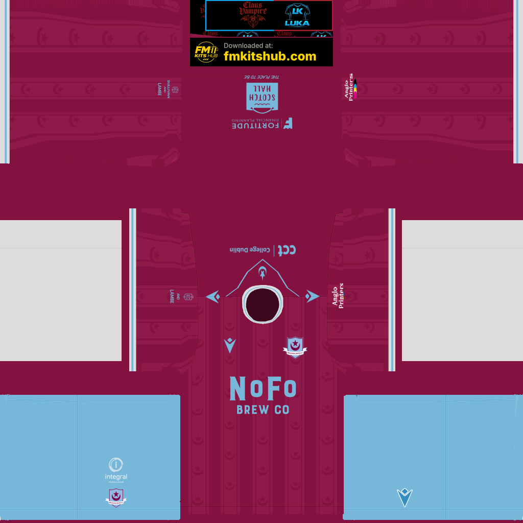 Divisa Casa 3D del Drogheda United