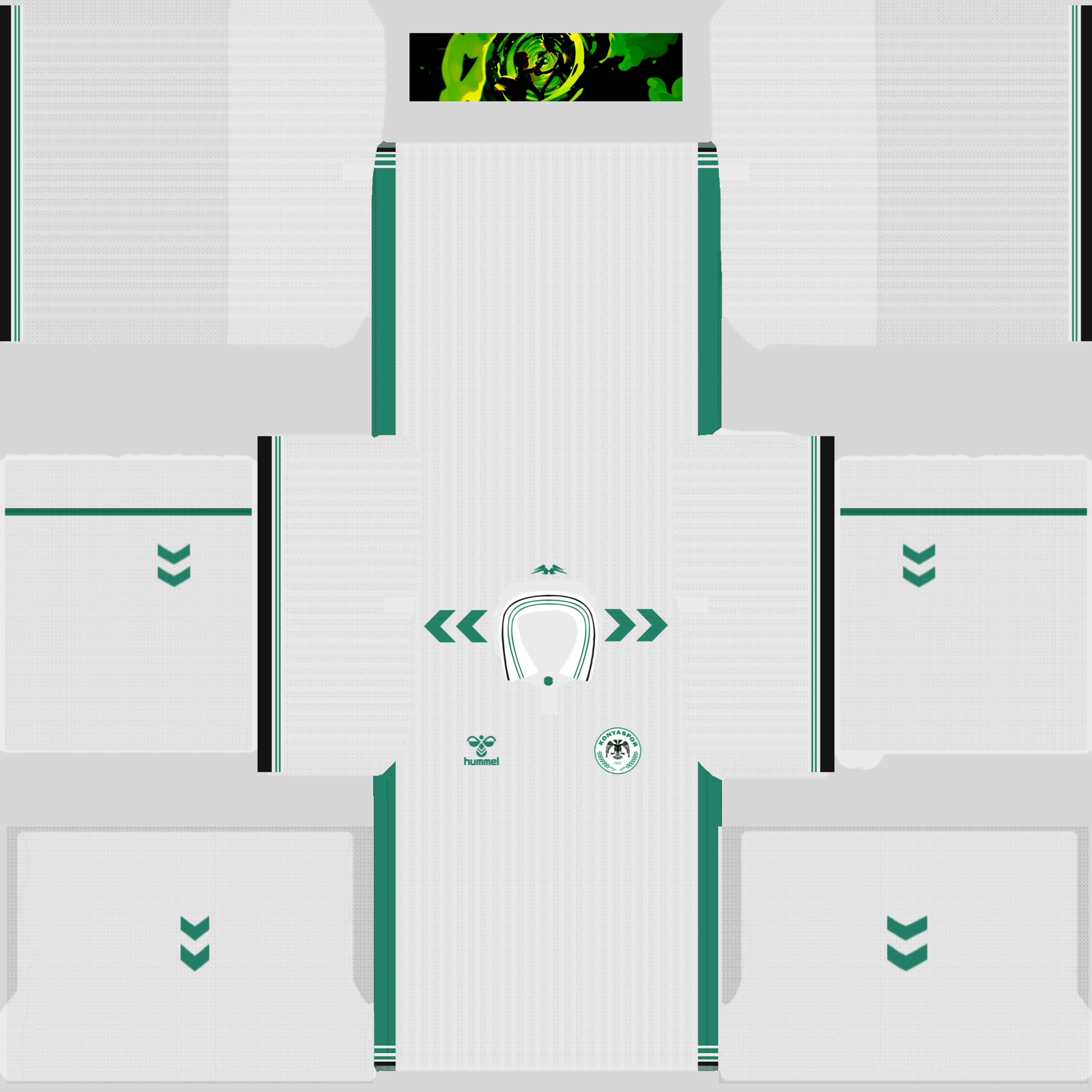 Equipación Visitante 3D del Konyaspor