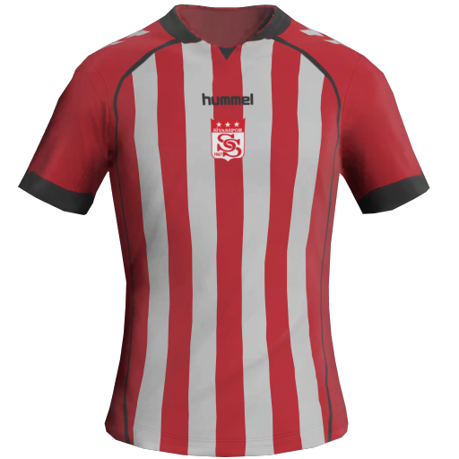 Uniforme Principal 2D do Sivasspor