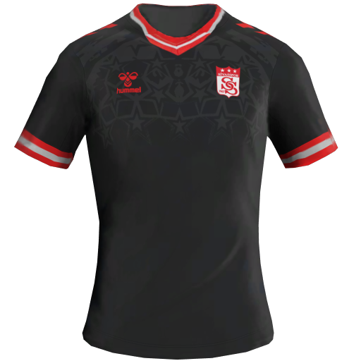 Uniforme Terceiro 2D do Sivasspor