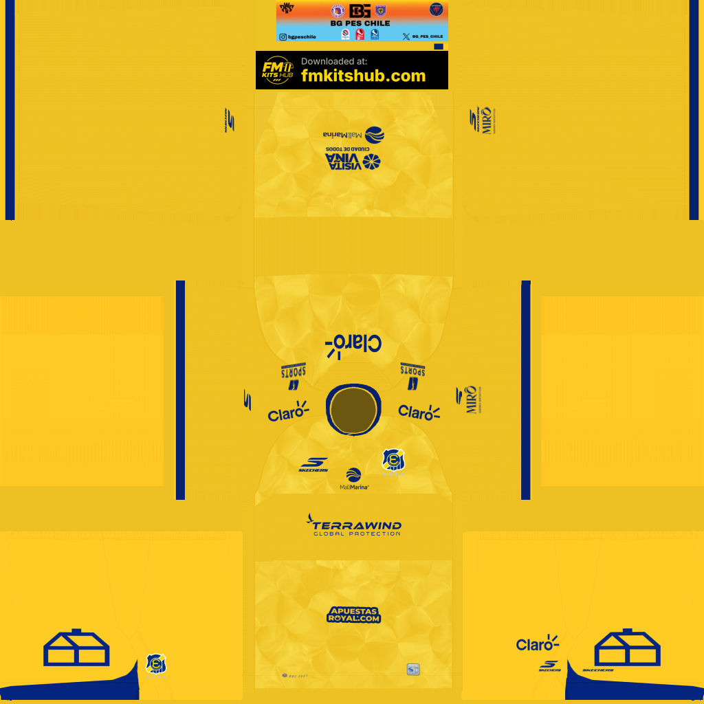 Everton de Viña del Mar Away 3D kit