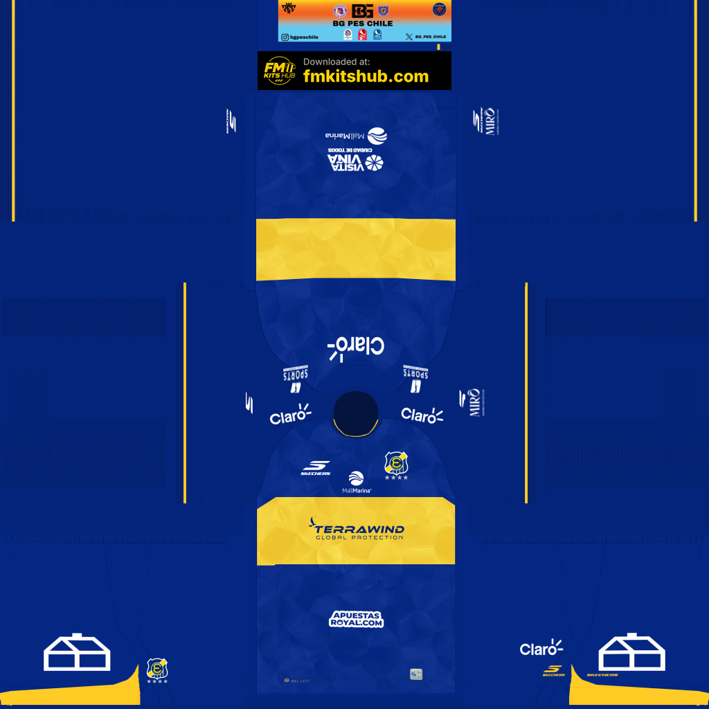 Everton de Viña del Mar Home 3D kit