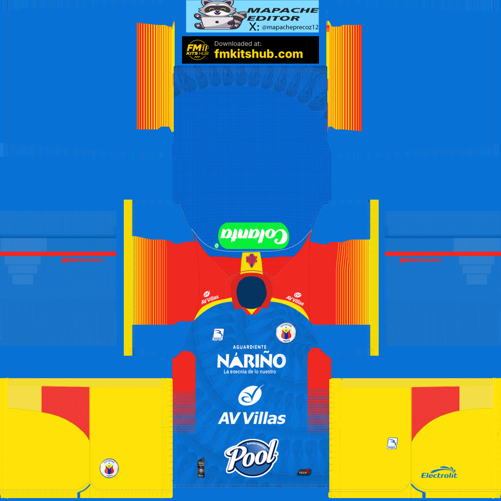 Deportivo Pasto Away 3D kit