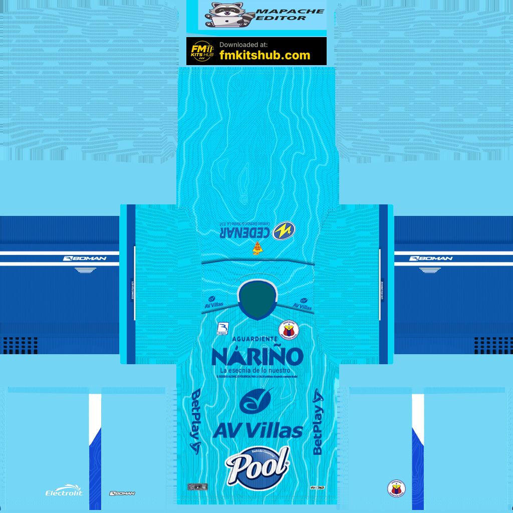 Deportivo Pasto Third GK kit