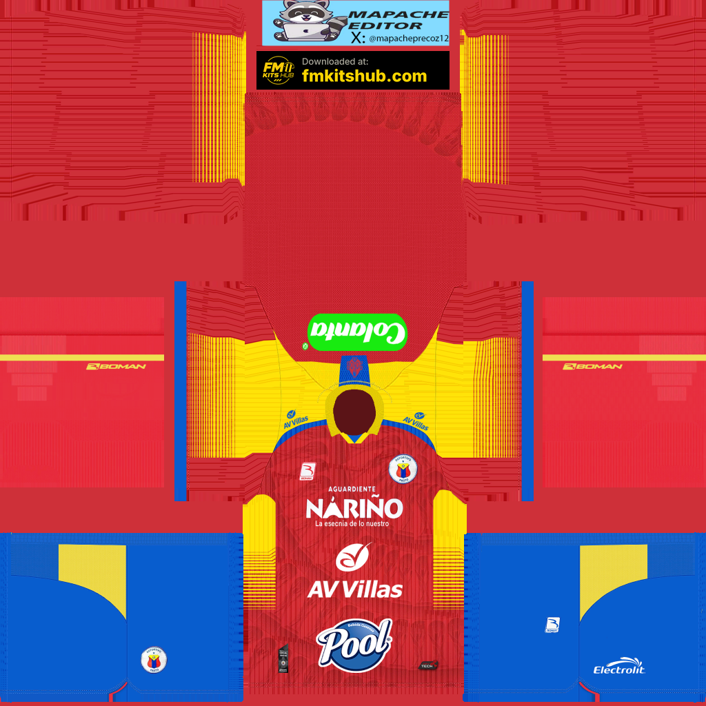 Deportivo Pasto Home 3D kit