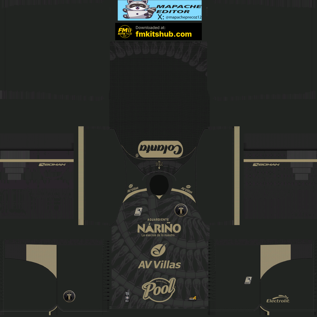 Deportivo Pasto Third 3D kit